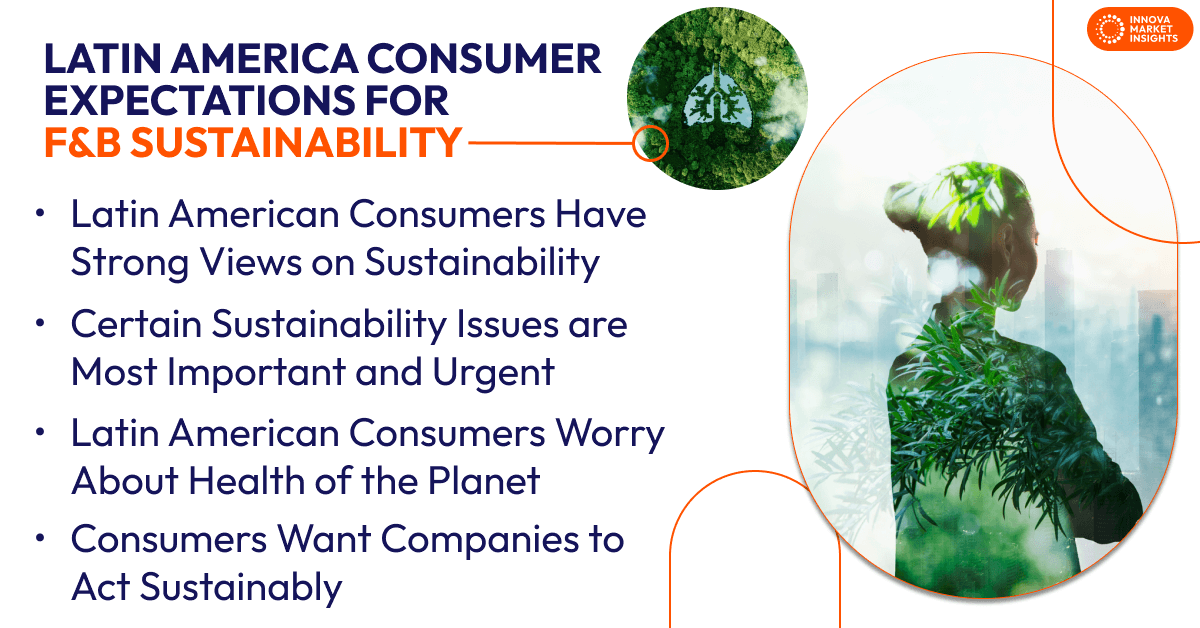 Latin America Consumer Expectations for
F&B Sustainability