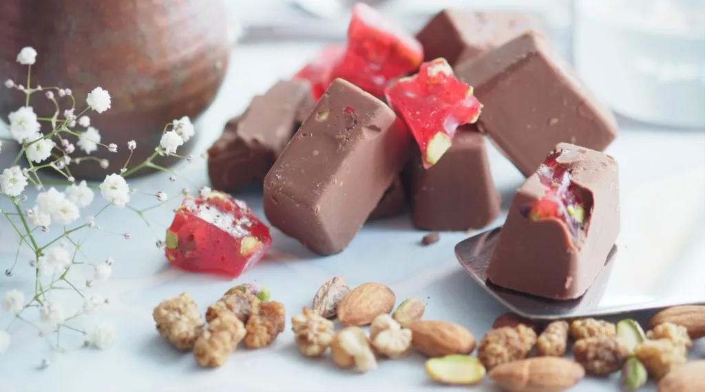 chocolate and nuts